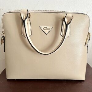 Cluci Women Shoulder Bag Briefcase Leather Laptop